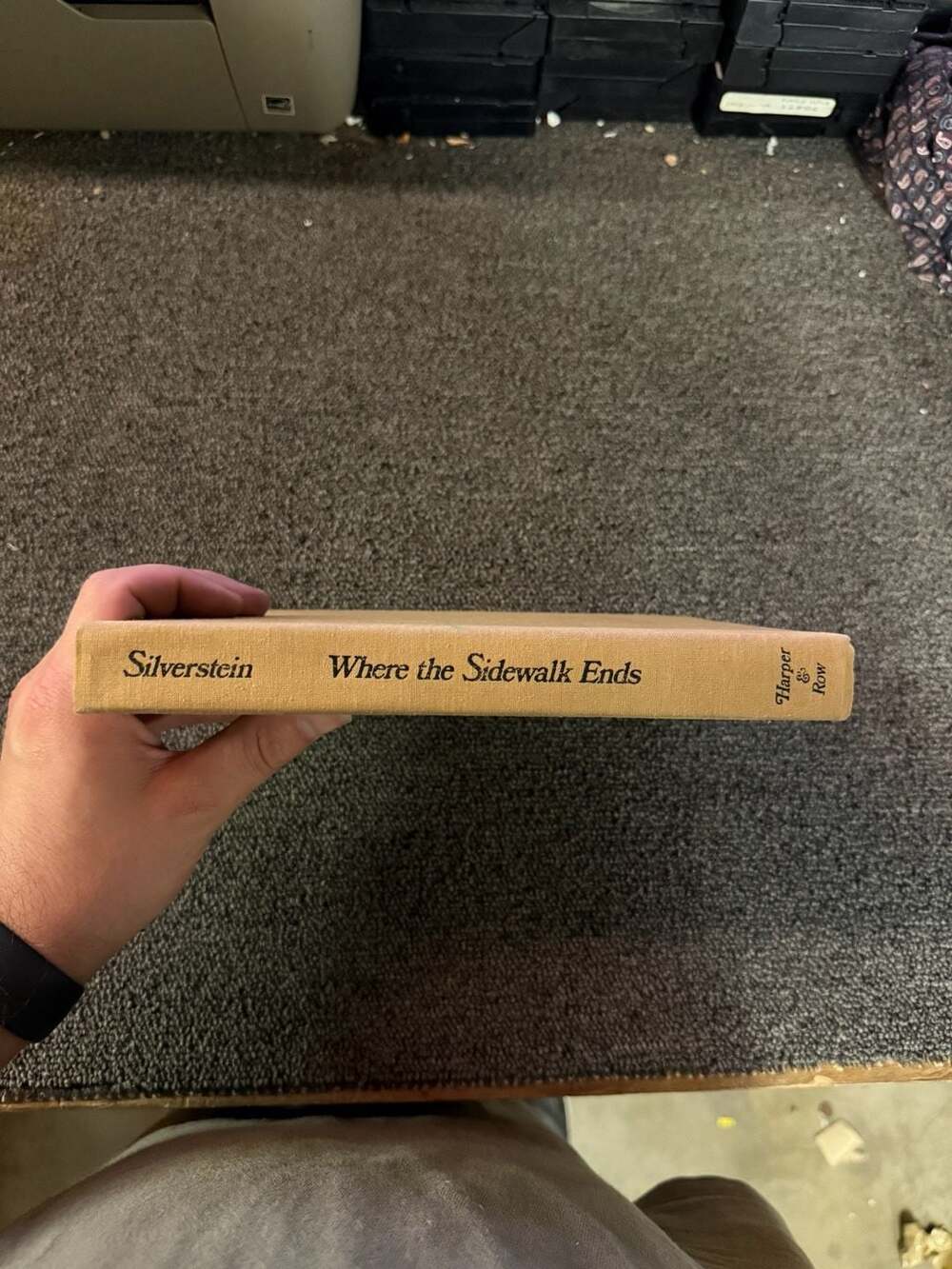 Where the Sidewalk Ends: The Poems & Drawings of Shel Silverstein, 1974 First Ed